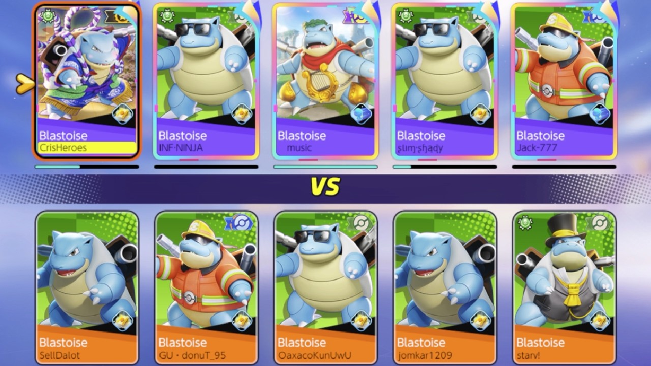 10 BLASTOISE in the same Game NEW KANTO GAME MODE | Pokemon Unite