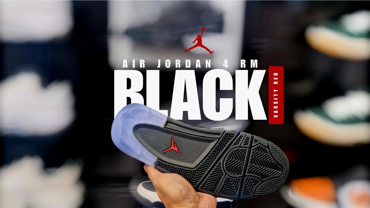 Air Jordan 4 RM Black Varsity Red 2026 👟 Czy są lepsze niż OG 4s?