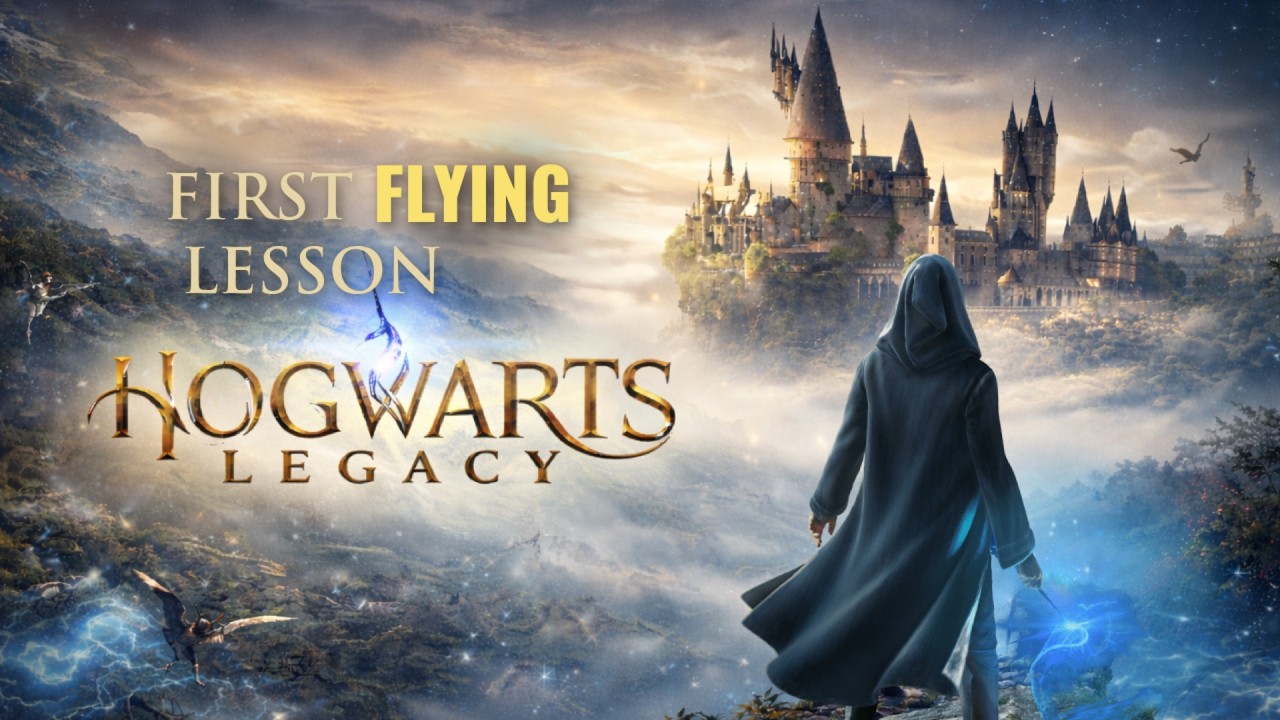 🧹Taking My First Flight at Hogwarts | Hogwarts Legacy | Senjuplayz