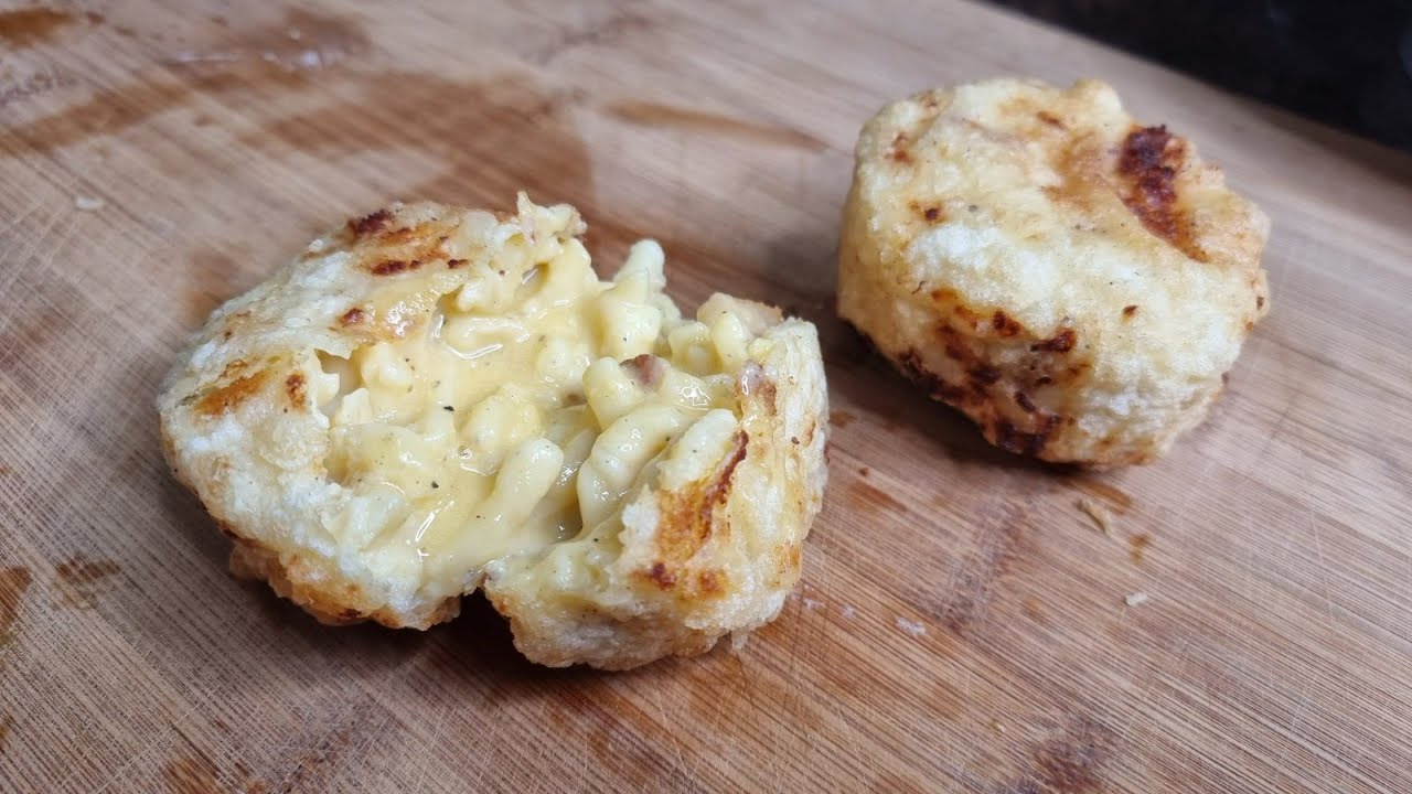 Frittatine alla carbonara GODURIA PURA 😮 #shorts