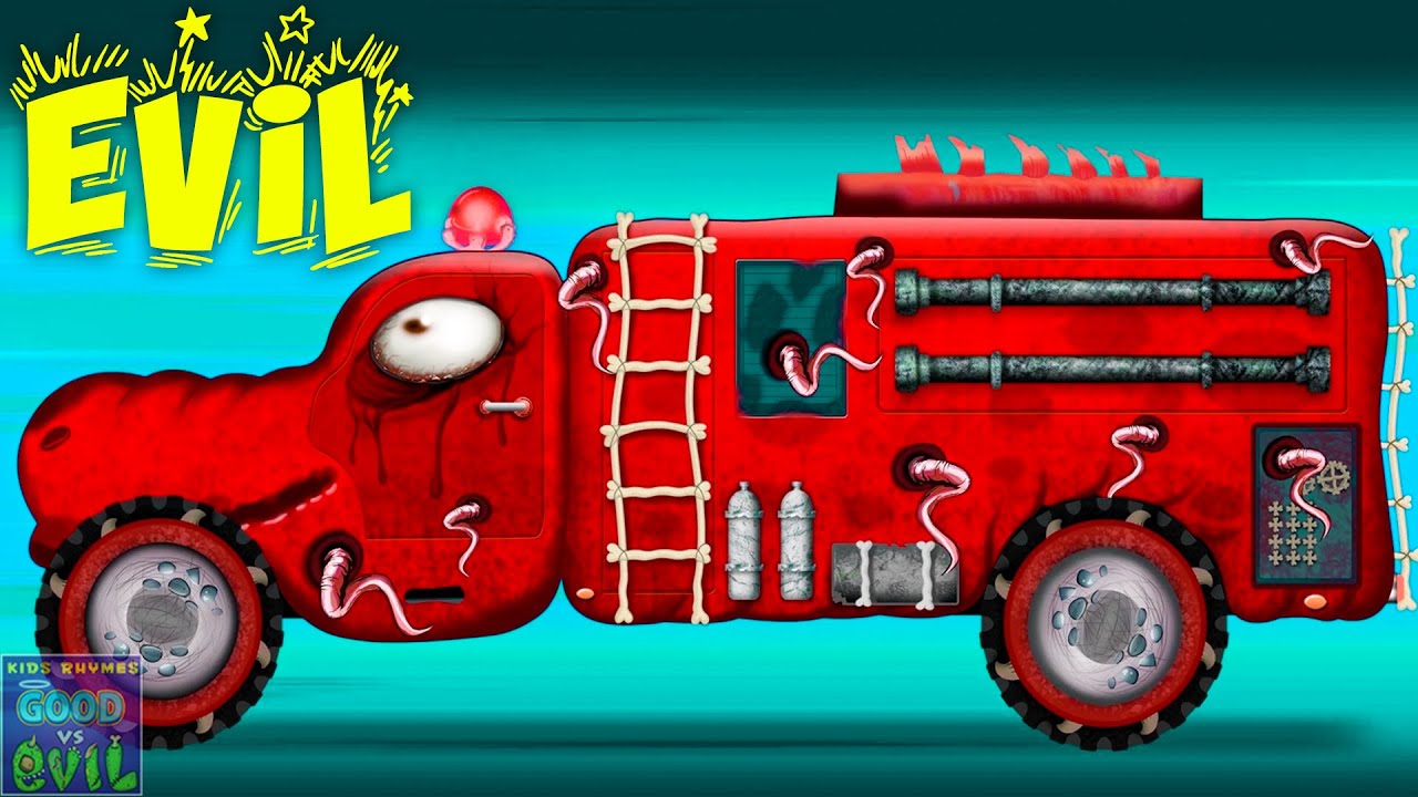 Fire Truck + More Vehicles Videos for Toddlers