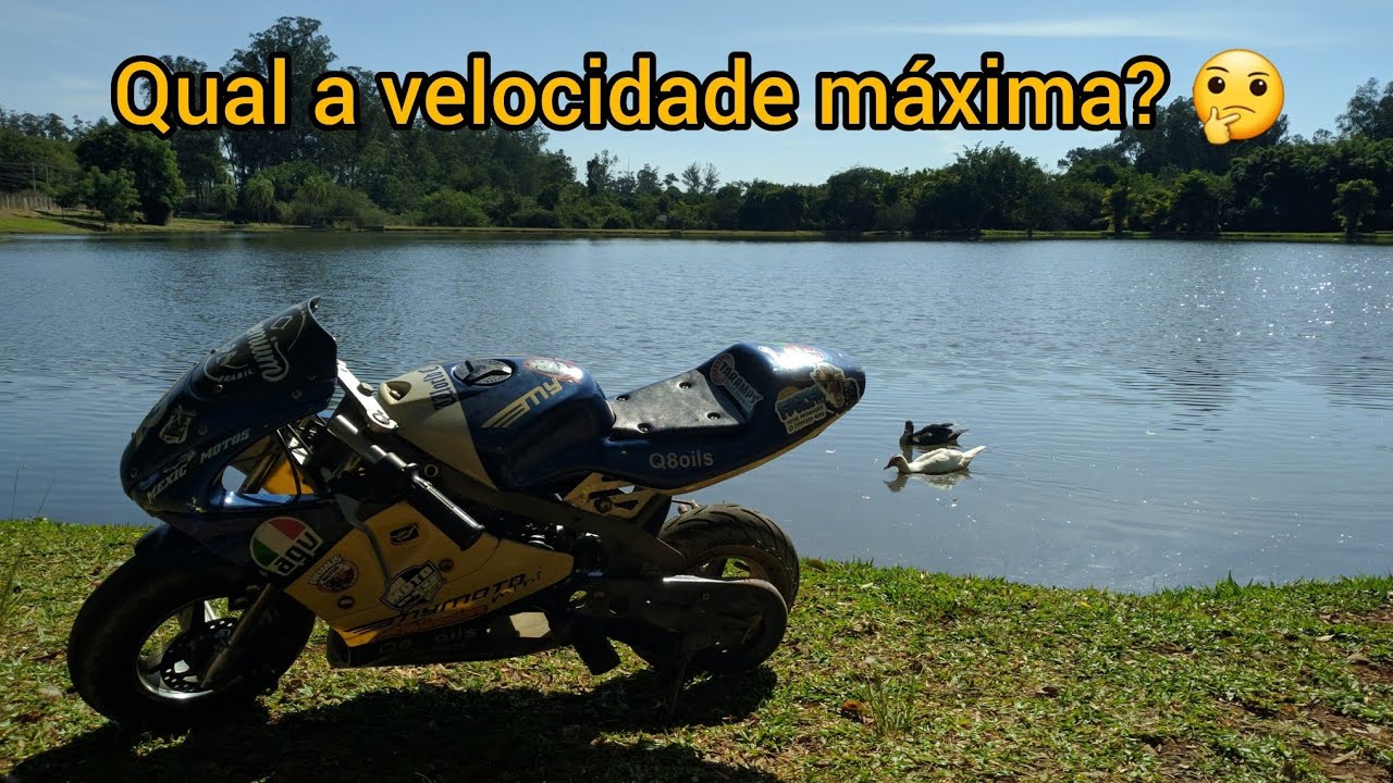 Mini Moto 49cc - Acerto Carburador e Top Speed