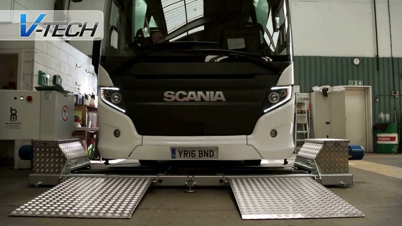 V-Tech - Mobile Brake Tester installation (BM 20200)