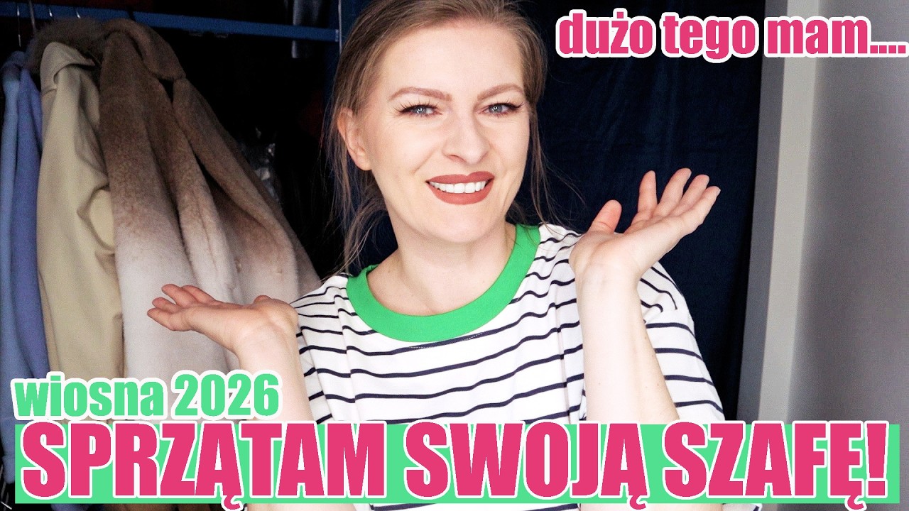 KURTKI i PŁASZCZE WYLATUJĄ! PORZĄDKI W SZAFIE WIOSNA 2026 cz.1 SPRZĄTAM  SWOJĄ SZAFĘ ShoeLove