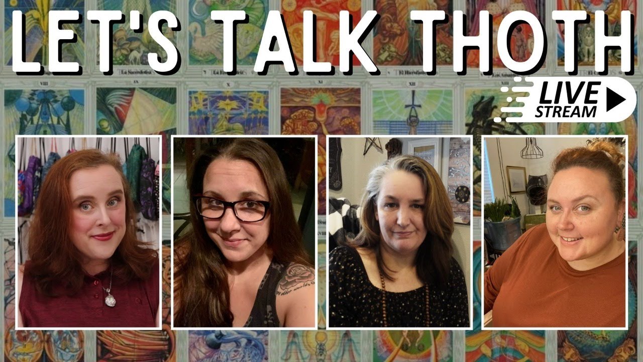LET'S TALK THOTH | Thoth Tarot Study Group Live Chat with Boho Tarot, Dani Mystic & Marlene Giraud