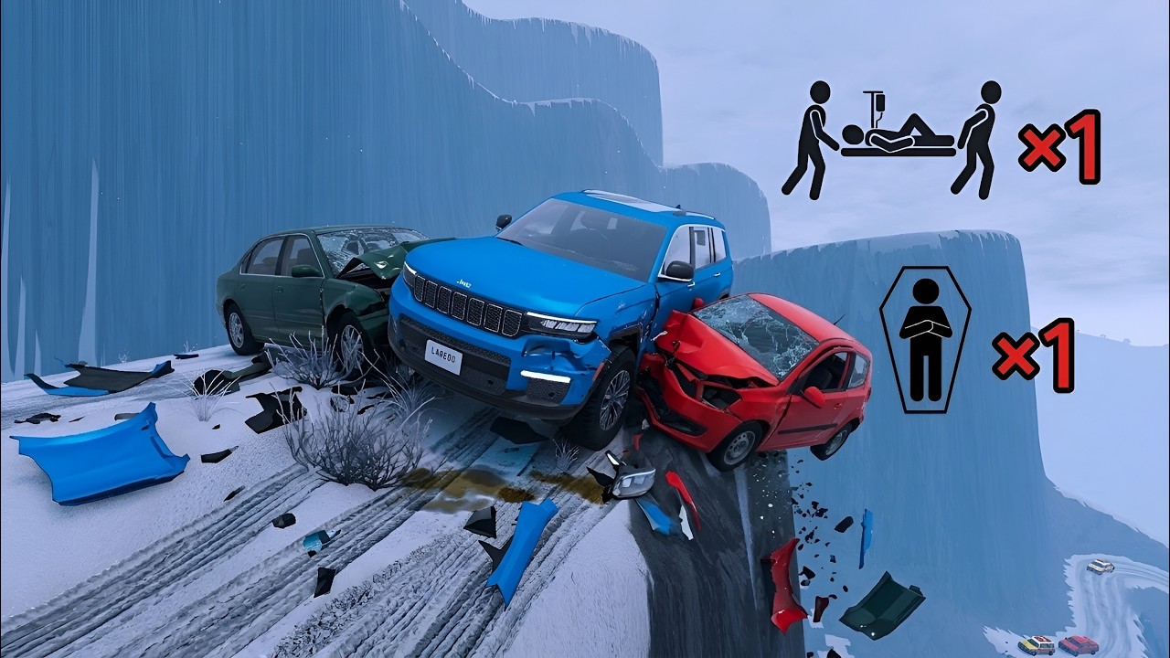 Realistic High-Speed Car Crashes in BeamNG.drive #6 | Ultra Realistic Crash Compilation
