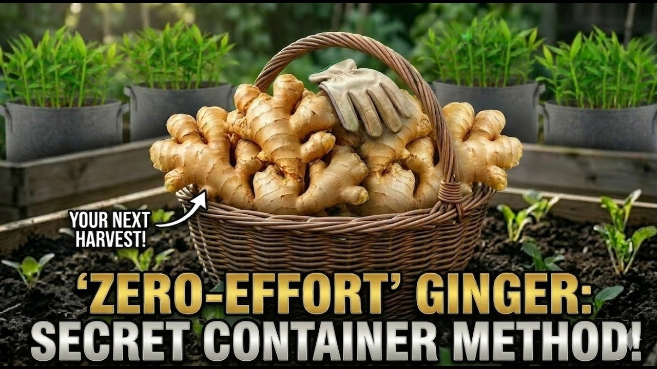 Never Plant Ginger Without This Container Method for Huge Harvests
