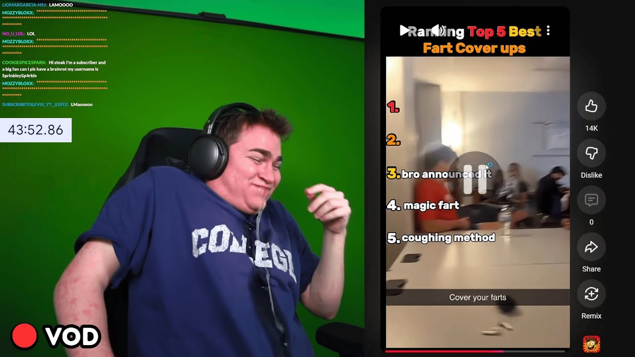 WATCHING YOUTUBE SHORTS UNTIL I LAUGH (VOD)