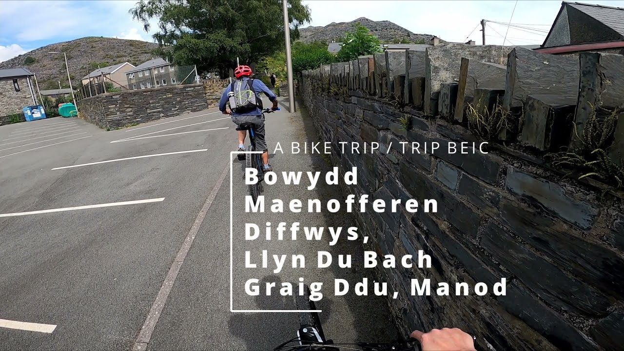 Blaenau Ffestiniog UNESCO, Maenofferen, Diffwys, Llyn Dubach, Graig Ddu, Manod, Snowdonia on MTB