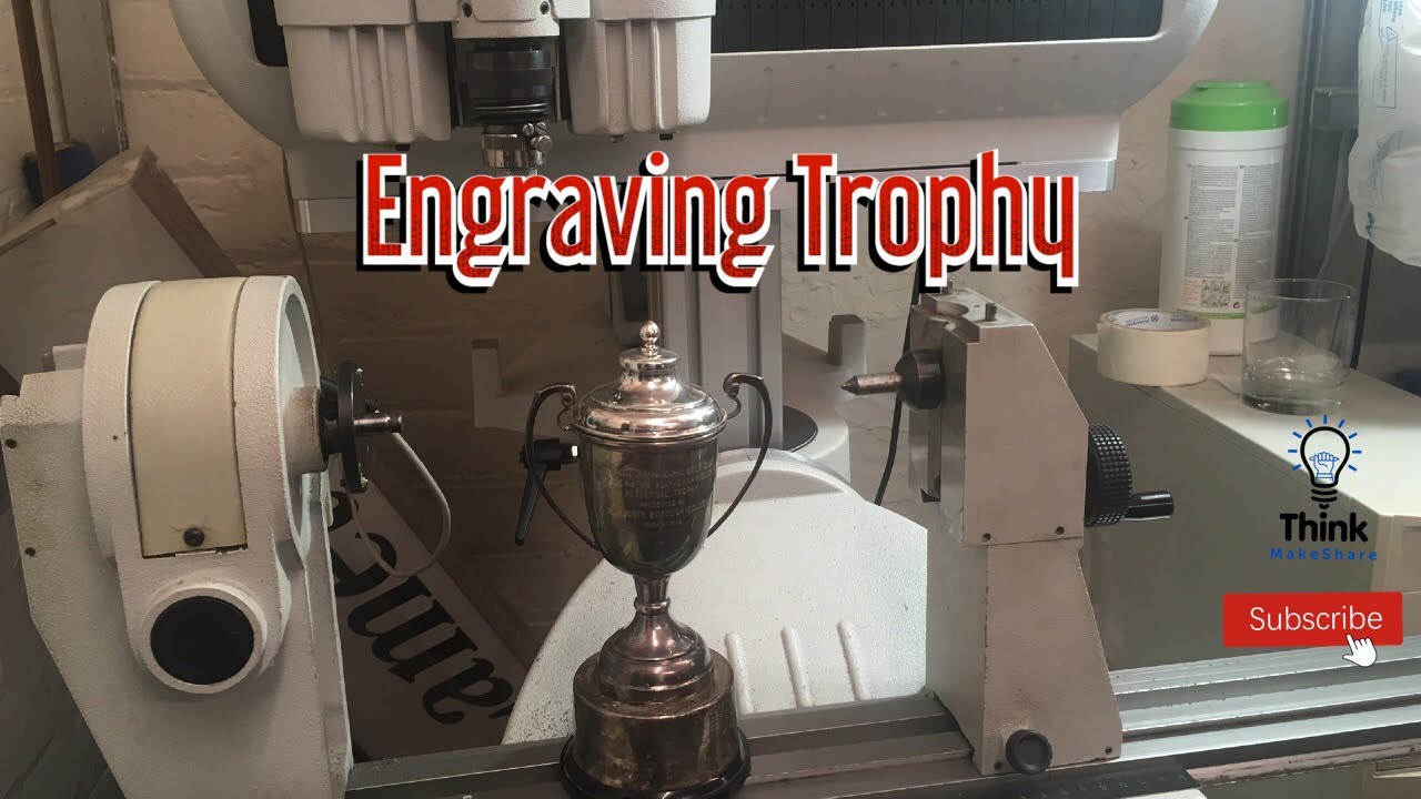 Engraving Of  Trophy Cup Base