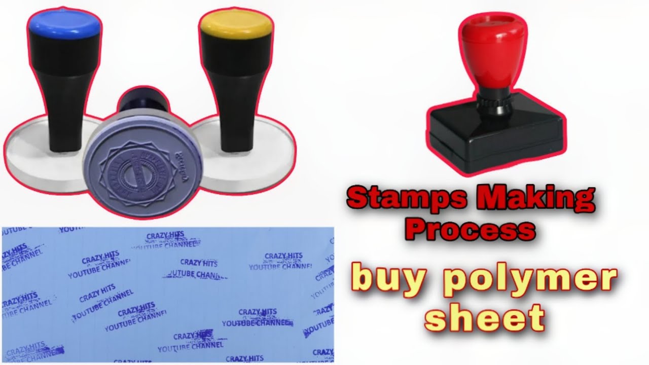 How to make stamp at Home | Homemade stamp | stamp making process