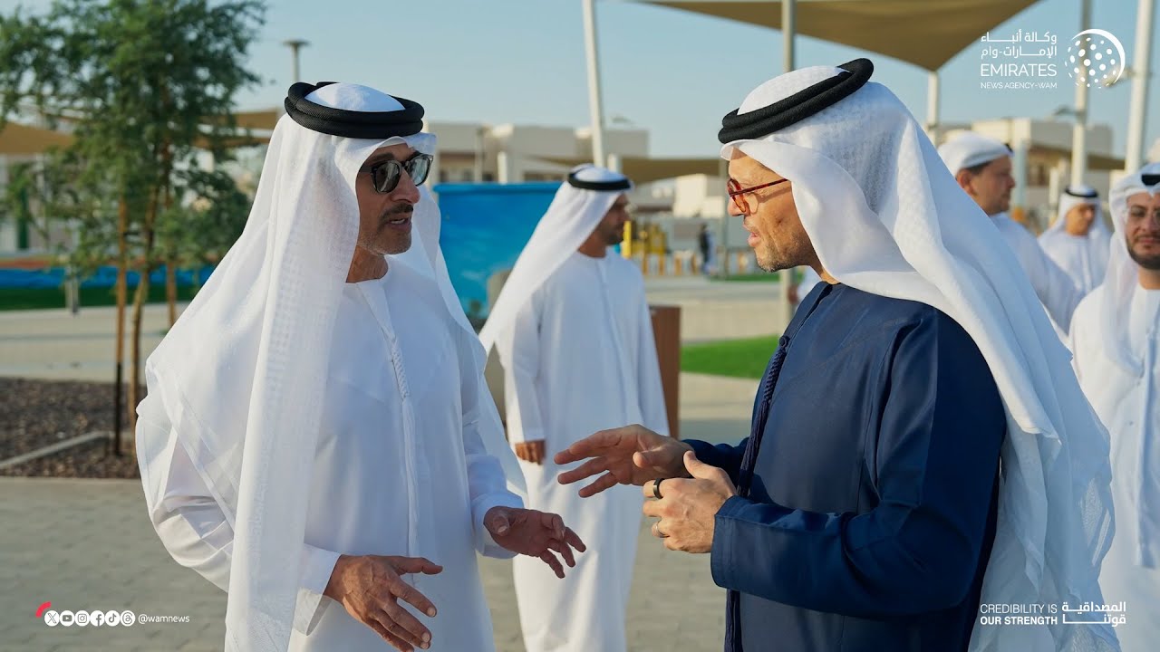 هزاع بن زايد يدشّن مشروع الساد السكني في منطقة العين
