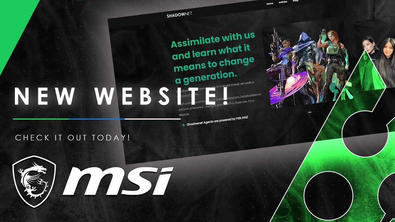 New Shadownet website now live for all new gaming and pop culture content!