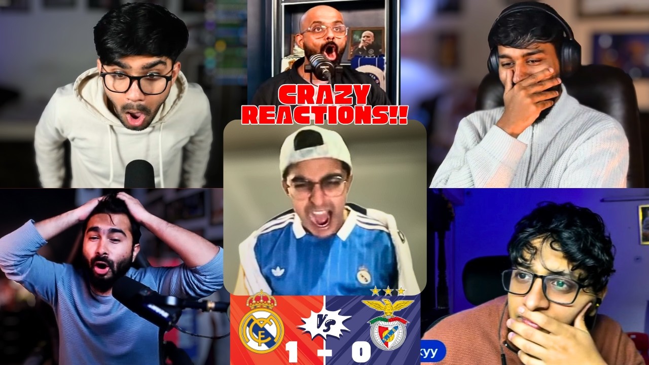 Crying BARCA Fans and HAPPY REAL MADRID Fans Reaction to REAL MADRID 1-0 BENFICA | UCL