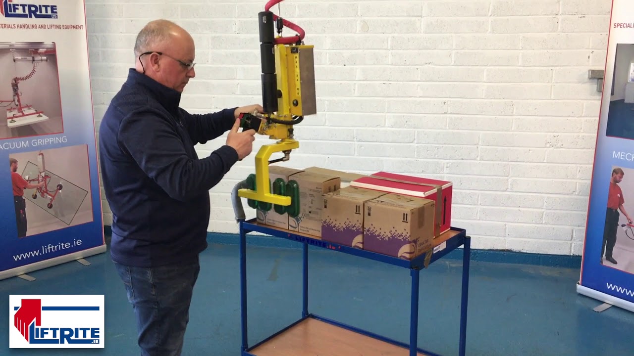 Vacuum Box Gripper - Gripping from the Side | Lift Rite Ltd.