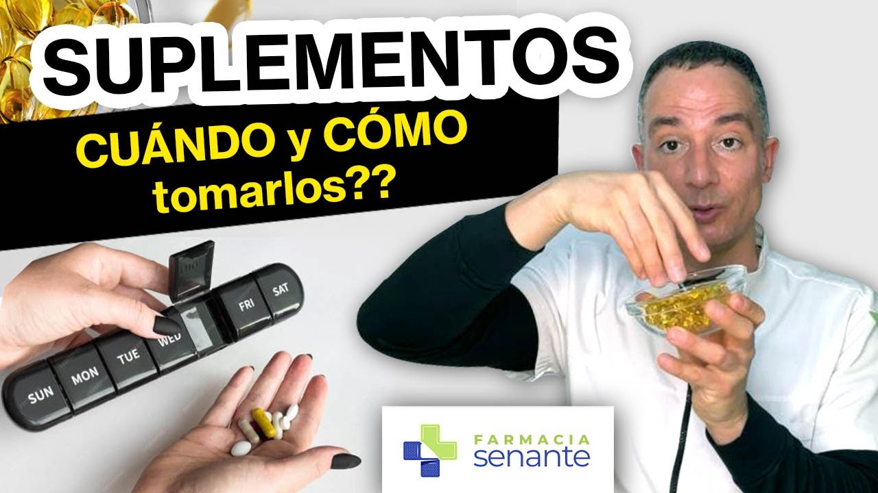 Cuándo tomar SUPLEMENTOS ALIMENTICIOS 💊 Vitamina D3, Omega 3, Creatina ☘️ FARMACIA SENANTE