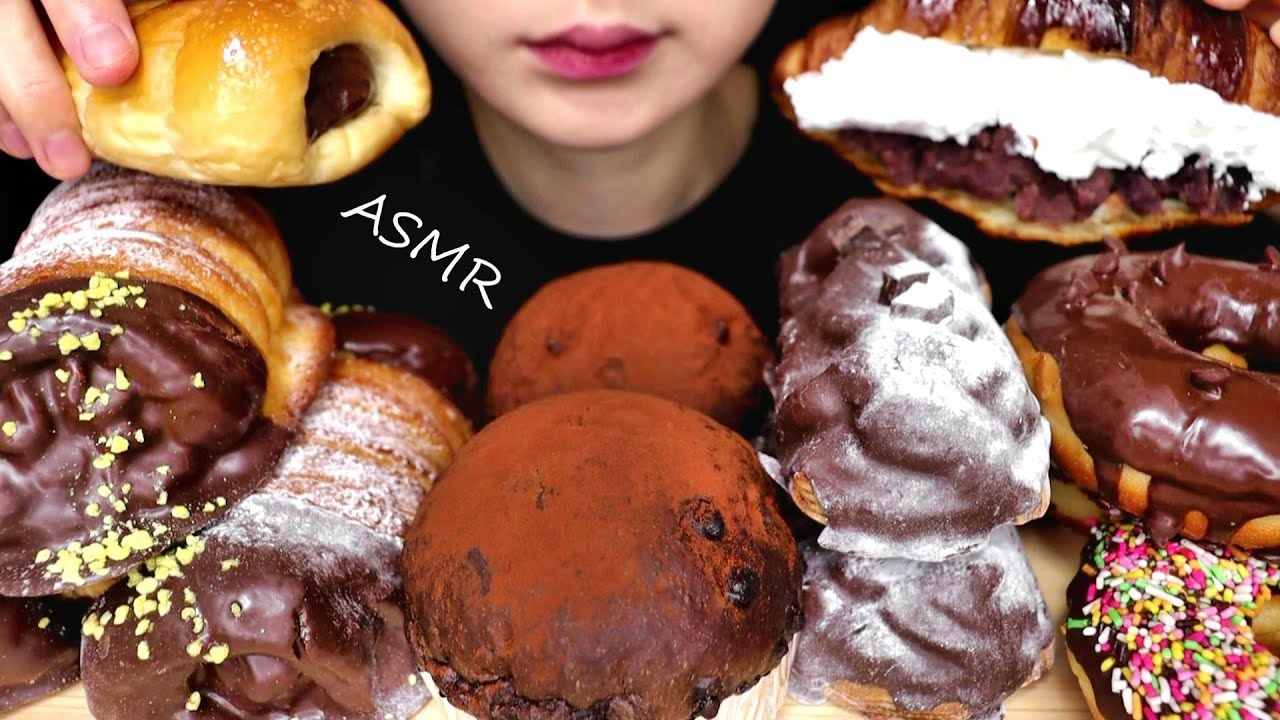 [ASMR] Ешьте шоколадный хлеб