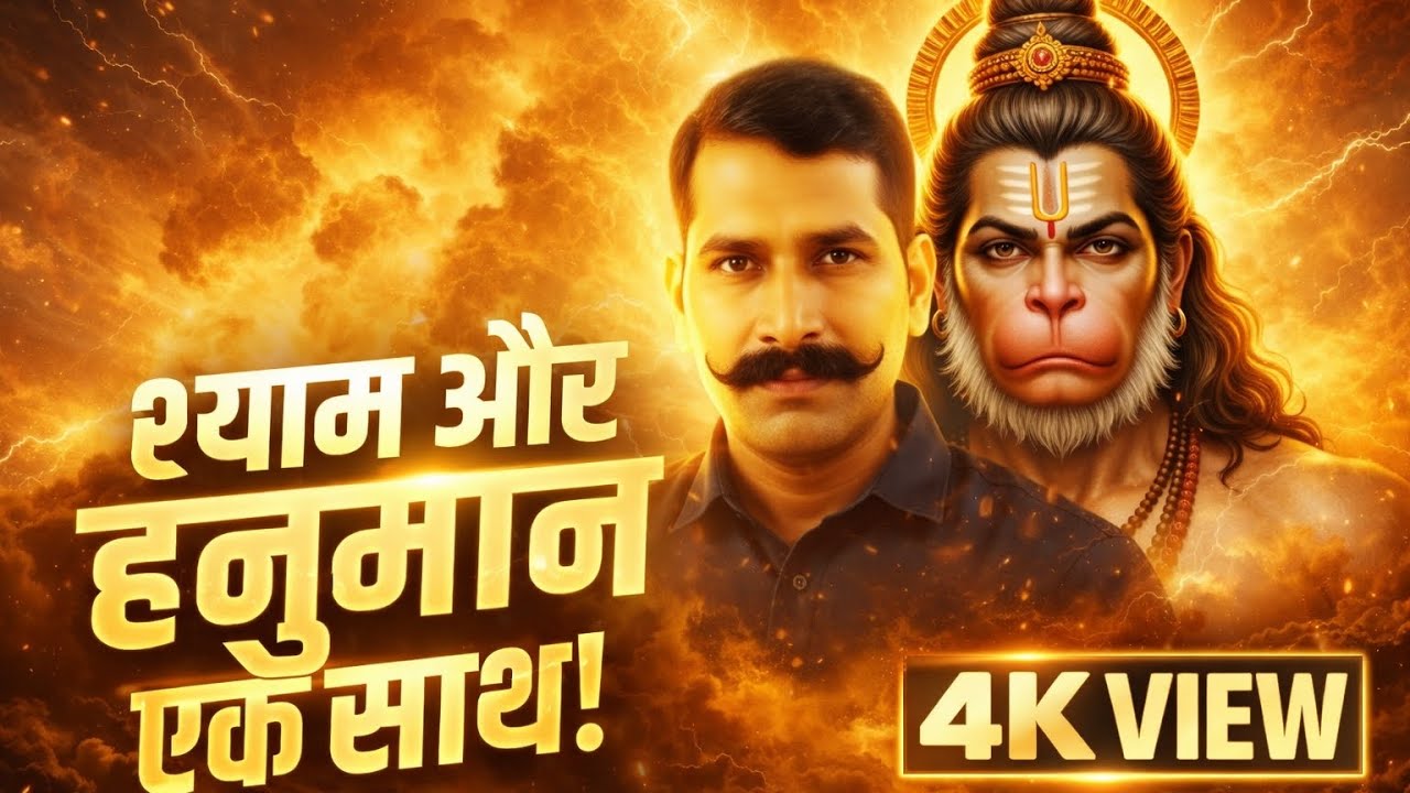 एक बाबा श्याम और हनुमान। Ek Baba Shyam aur Hanuman खाटू श्याम भजन Khatu Shyam bhajan हनुमान भजन @D9Y