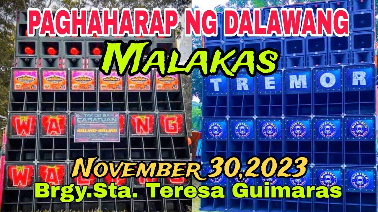 Waling-waling at Divetech Tremor, Ang Paghaharap ng Dalawang Malakas sa Nov. 30,2023