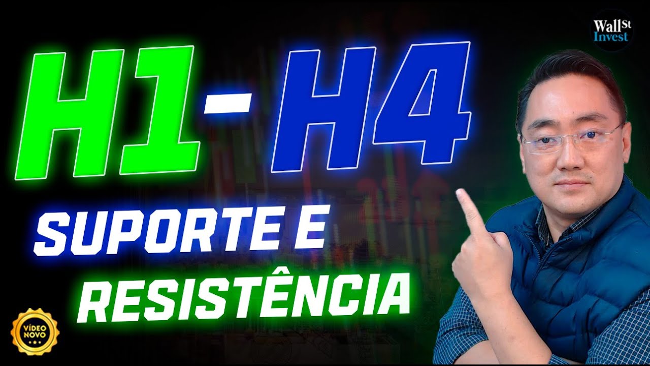 TÉCNICA DE SUPORTE E RESISTÊNCIA H1/H4 IMPLEMENTADA NA B3