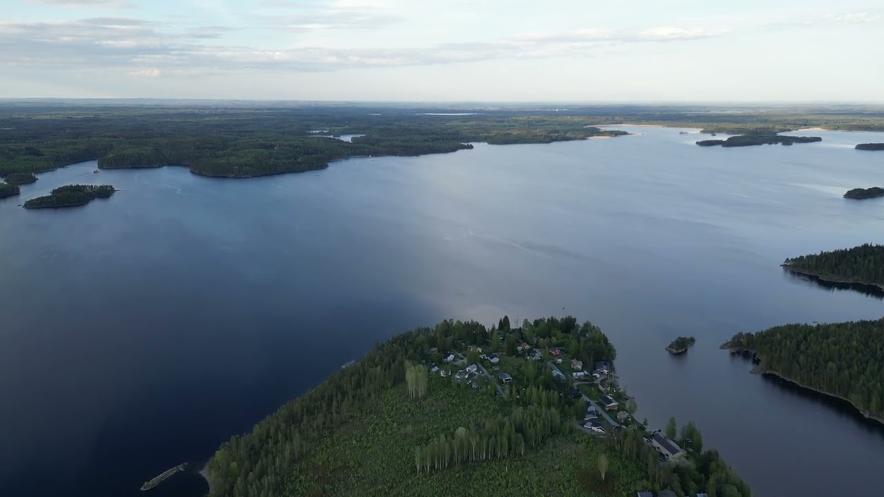Over Kellarpelto citypart, Savonlinna, Finland 29.5.25 III