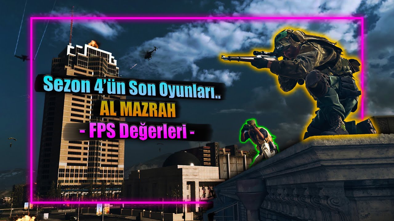 SEZON 4 FPS DEĞERLERİ -AL MAZRAH- (Bugs Bunny Playz Warzone 2 Türkçe Oynanış)