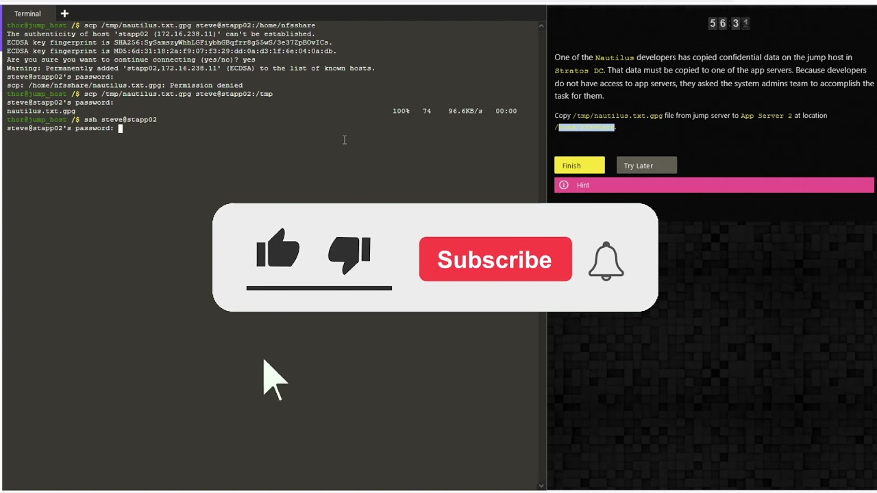 Linux Remote Copy KodeKloud Engineer