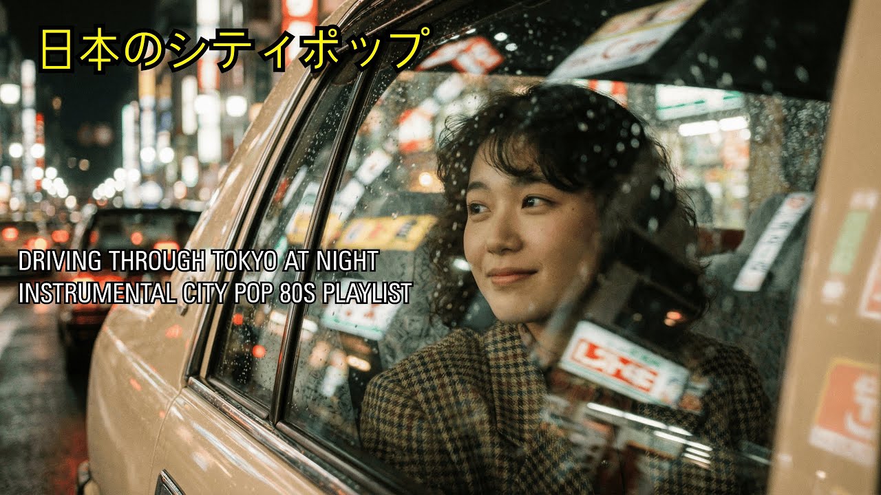 🎧 Driving through Tokyo at night 🌃 | Instrumental City Pop 80s Playlist