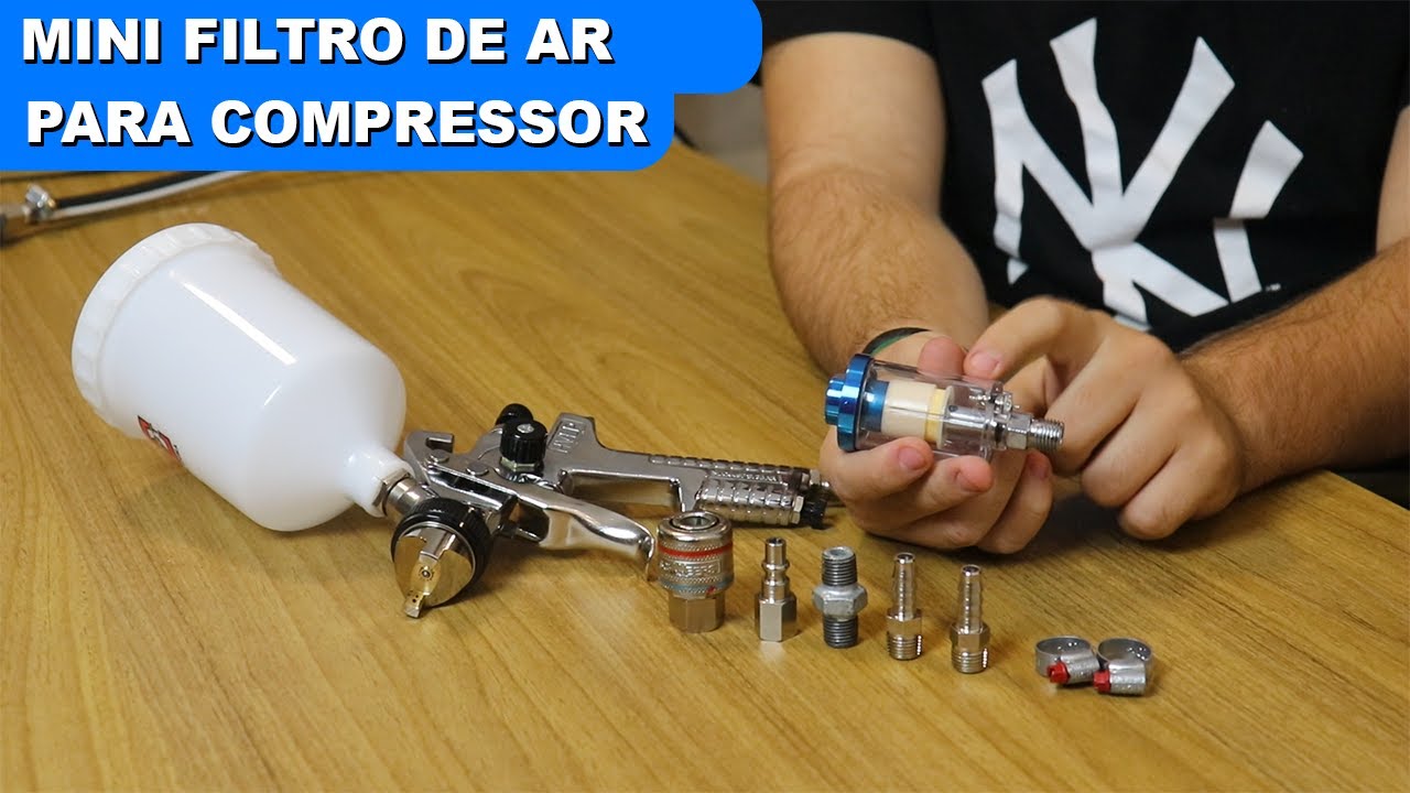 MINI FILTRO DE AR PARA COMPRESSORES - XEXEU COMPRESSORES