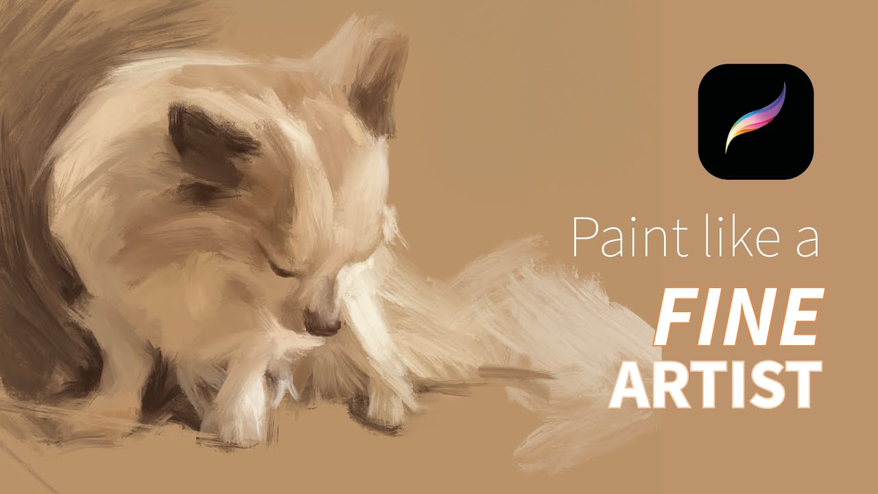 Paint Like A Fine Artist In Procreate. Brushwork Is EVERYTHING!