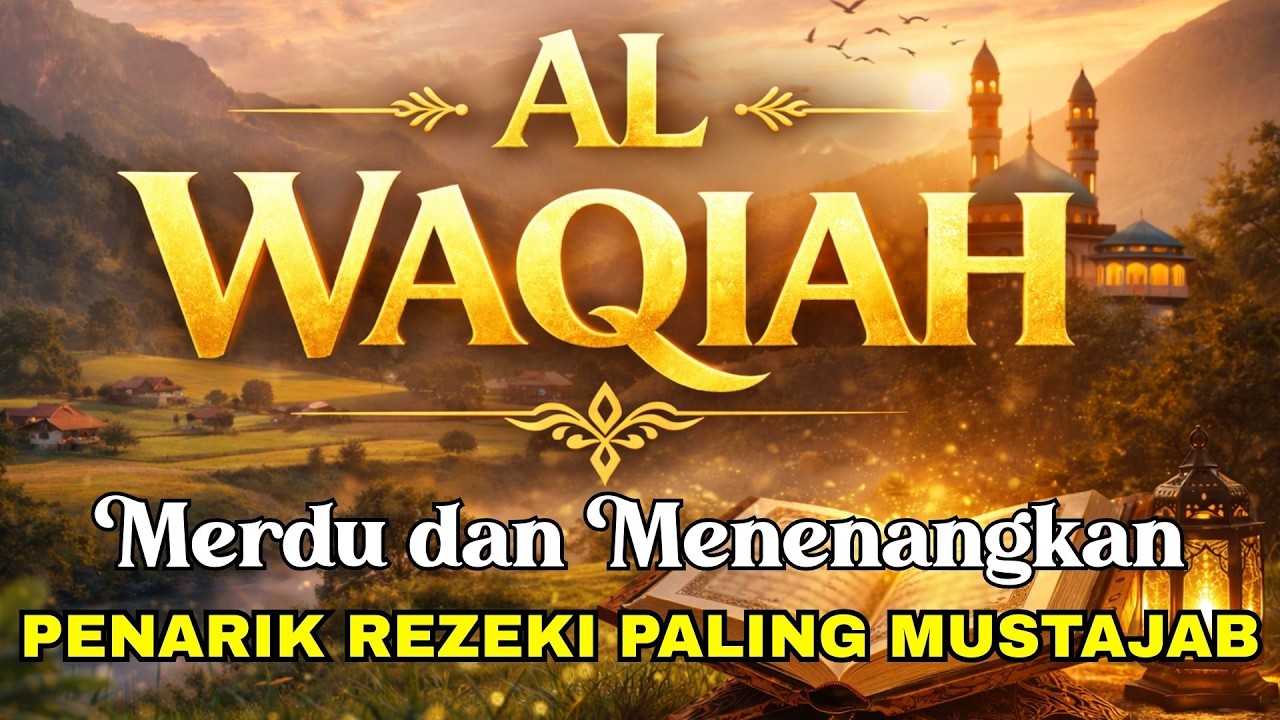 Surah Al-Waqiah Merdu Cengkok Sedih 👑 Penarik Rezeki Paling Musatajab