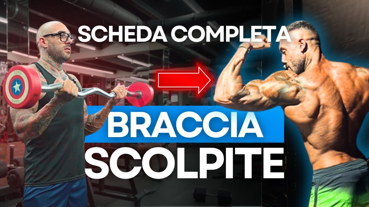 SCHEDA GRATUITA BRACCIA (esercizi, serie, ripetizioni, errori da non fare, soluzioni, ecc..)