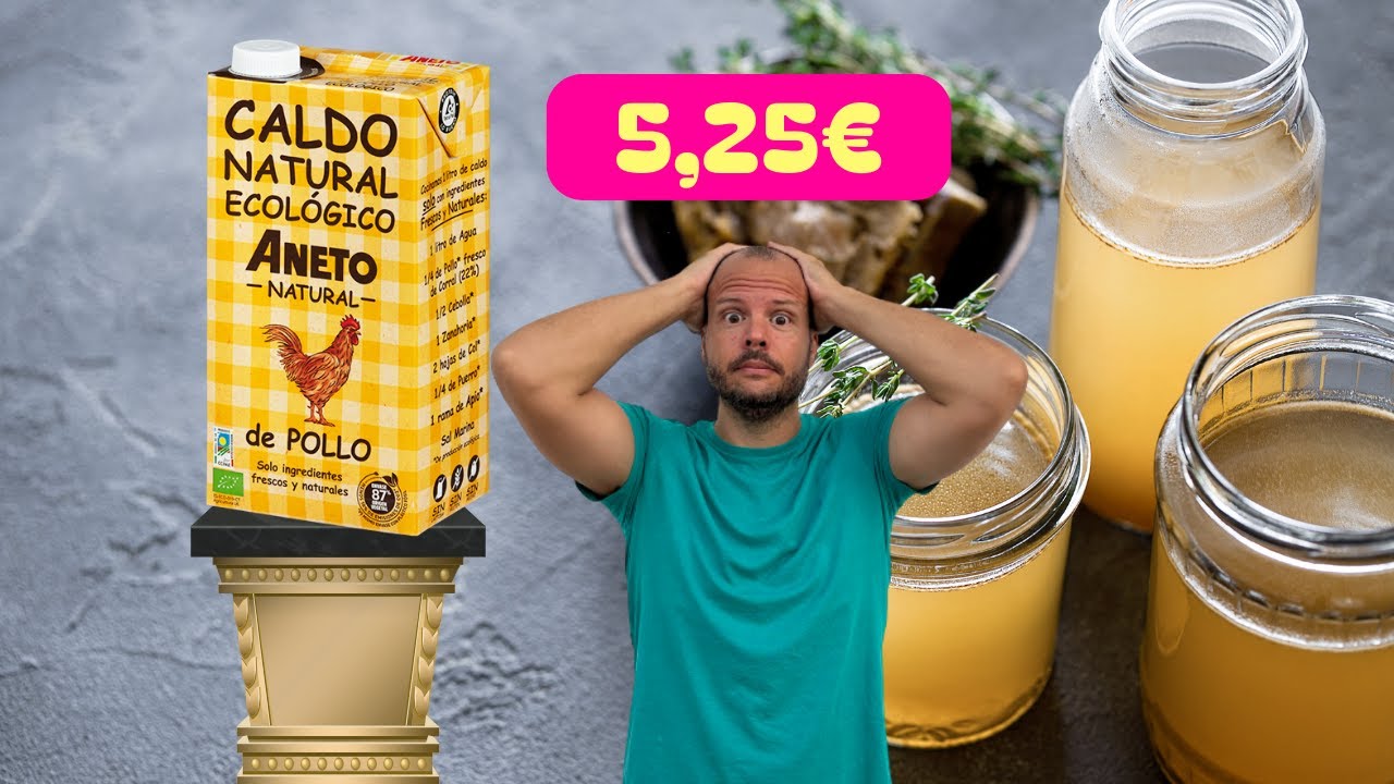 Caldo de pollo +5€ vs Caldo de pollo  1€