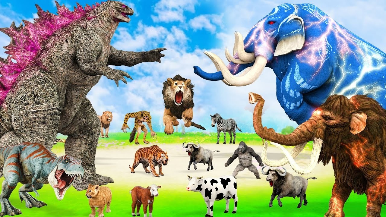 Prehistoric Animals vs Dinosaurs Animals Size Animal Epic Battle Animal Revolt Battle Simulator