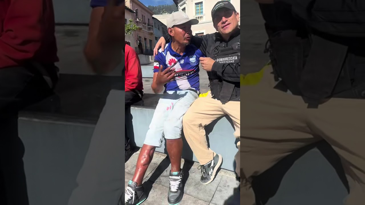 SrCLAUDIA Y Sr WILSON DE NUEVAYOR APADRINARON A SAULO ADICTO Q VIVÍA EN LA CALLE 10 años omarrescata