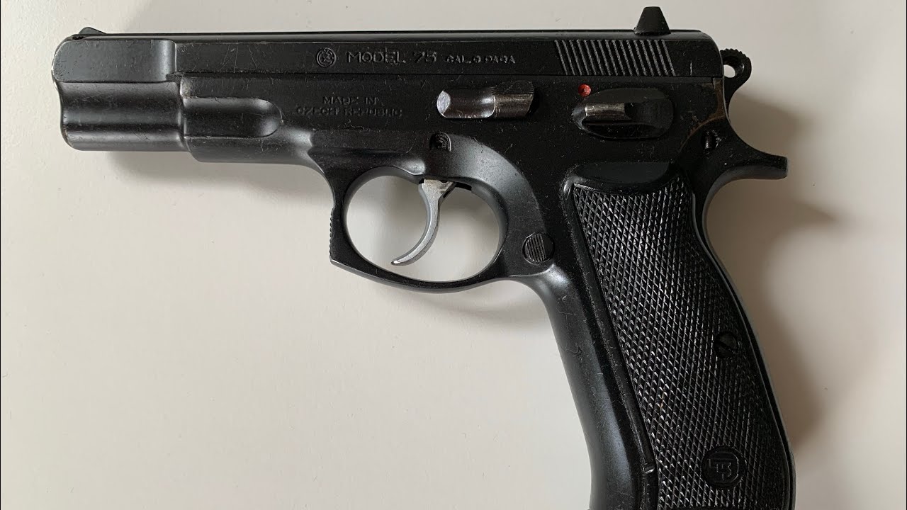 CZ 75B警用退役枪 - 全枪拆解及清洁