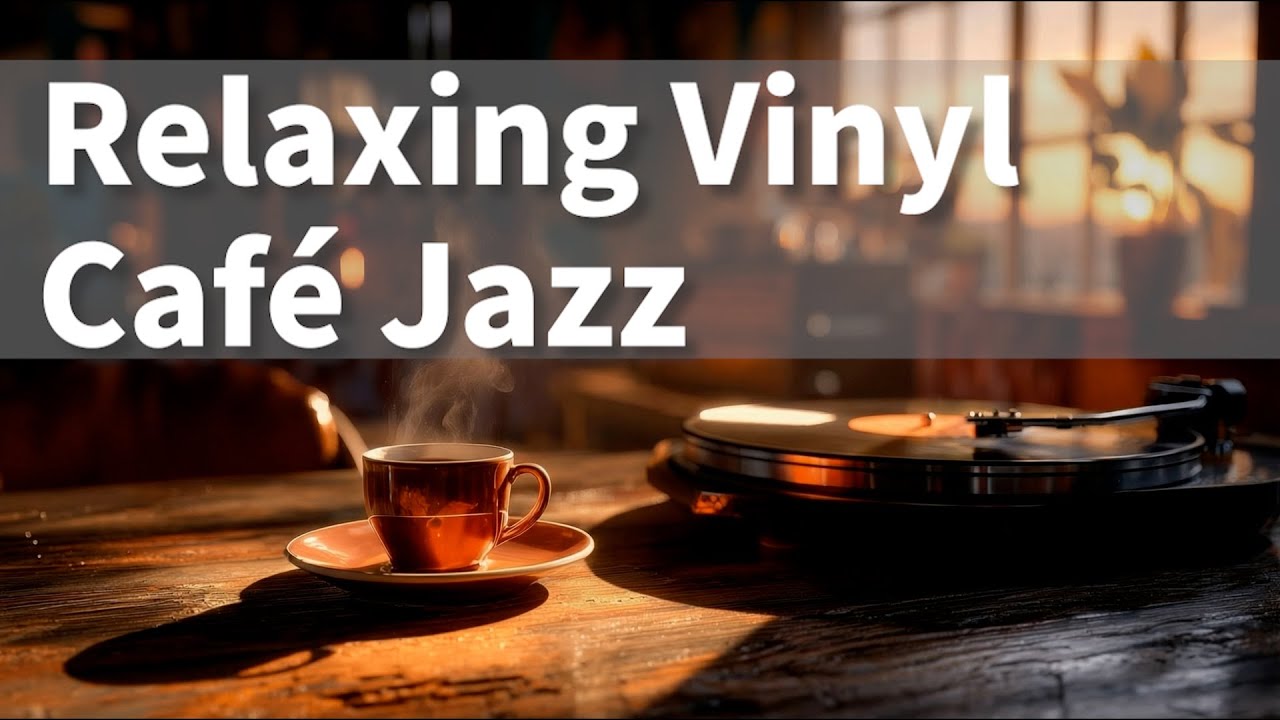 Relaxing Vinyl Jazz ☕ A Quiet Café Between Winter & Spring