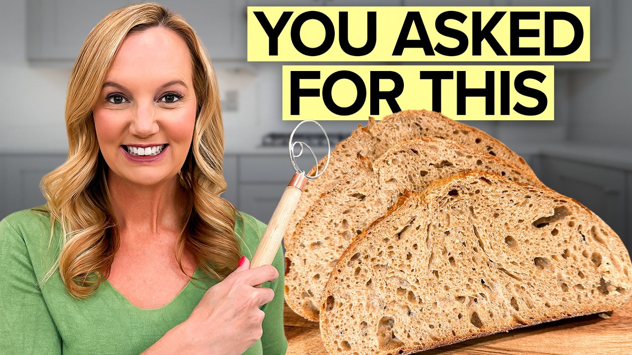 Я приготовила самый востребованный рецепт закваски (цельнозерновой хлеб).