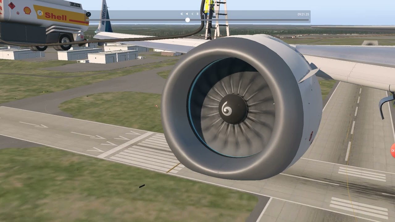real cfm-leap engine sound boeing 737 max X-plane 11
