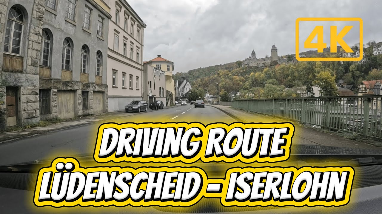 Driving Route from Lüdenscheid to Iserlohn | Scenic POV Car Ride through Germany