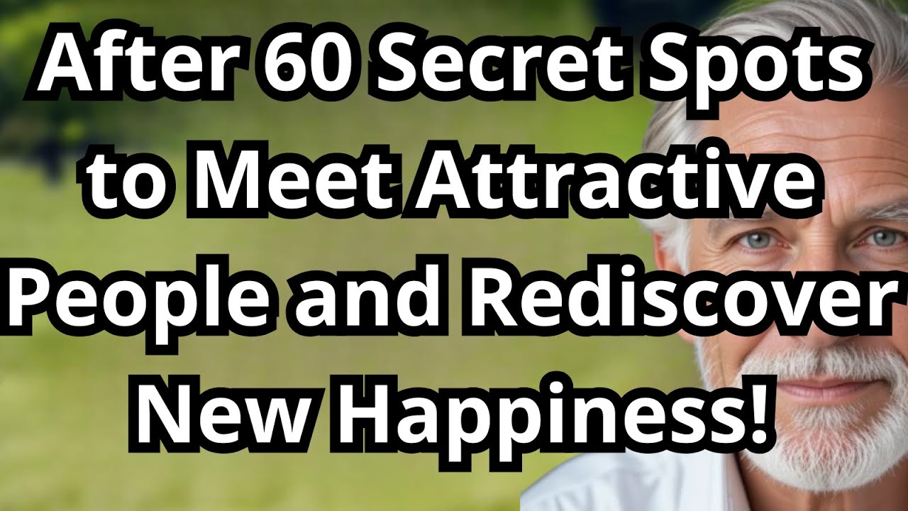 After 60 Secret Spots to Meet Attractive People and Rediscover New Happiness! After70 Senior health
