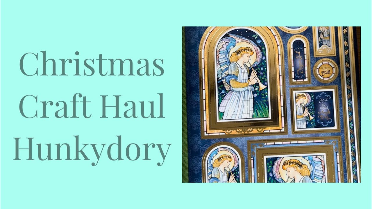 Christmas Craft Haul from Hunkydory - Order 1