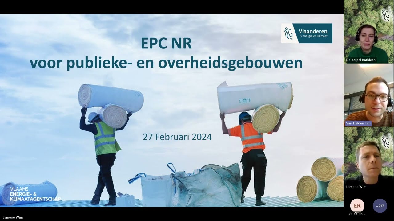 VEKA-webinar over het EPC NR
