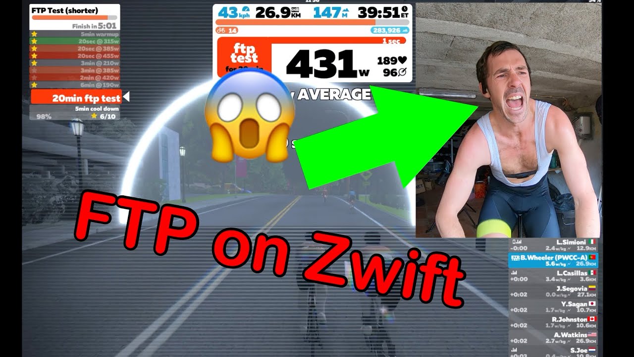 Zwift FTP test. Possibly the most savage thing you can do pt2
