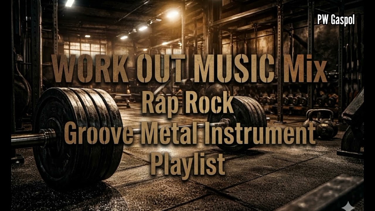 Workout Music Mix - Rap Rock & Groove Metal Instrumental Playlist
