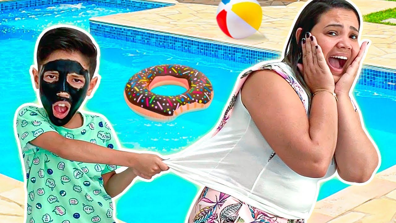 Henrique e a História Engraçada da Máscara SkinCare Preta com a Mamãe - Universo Kids