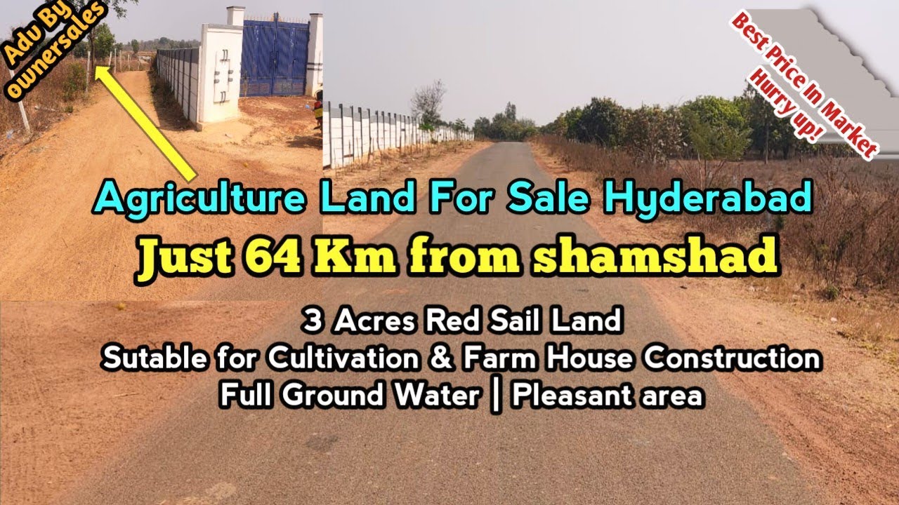 Organic Farm Land For Sale In Hyderabad Near Shamshad | Agriculture Land, Cultivation Land Hyderabad