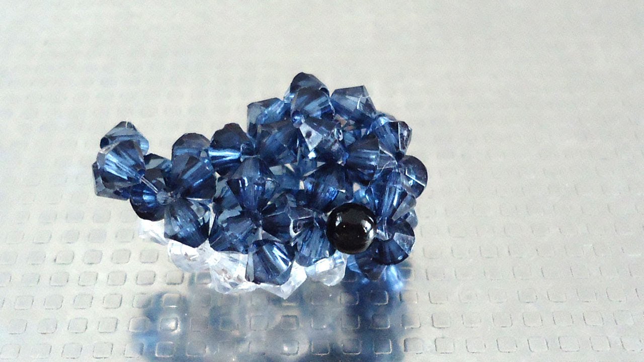 くじらの作り方 Whale, How to make beaded 【わんこビーズ r031】