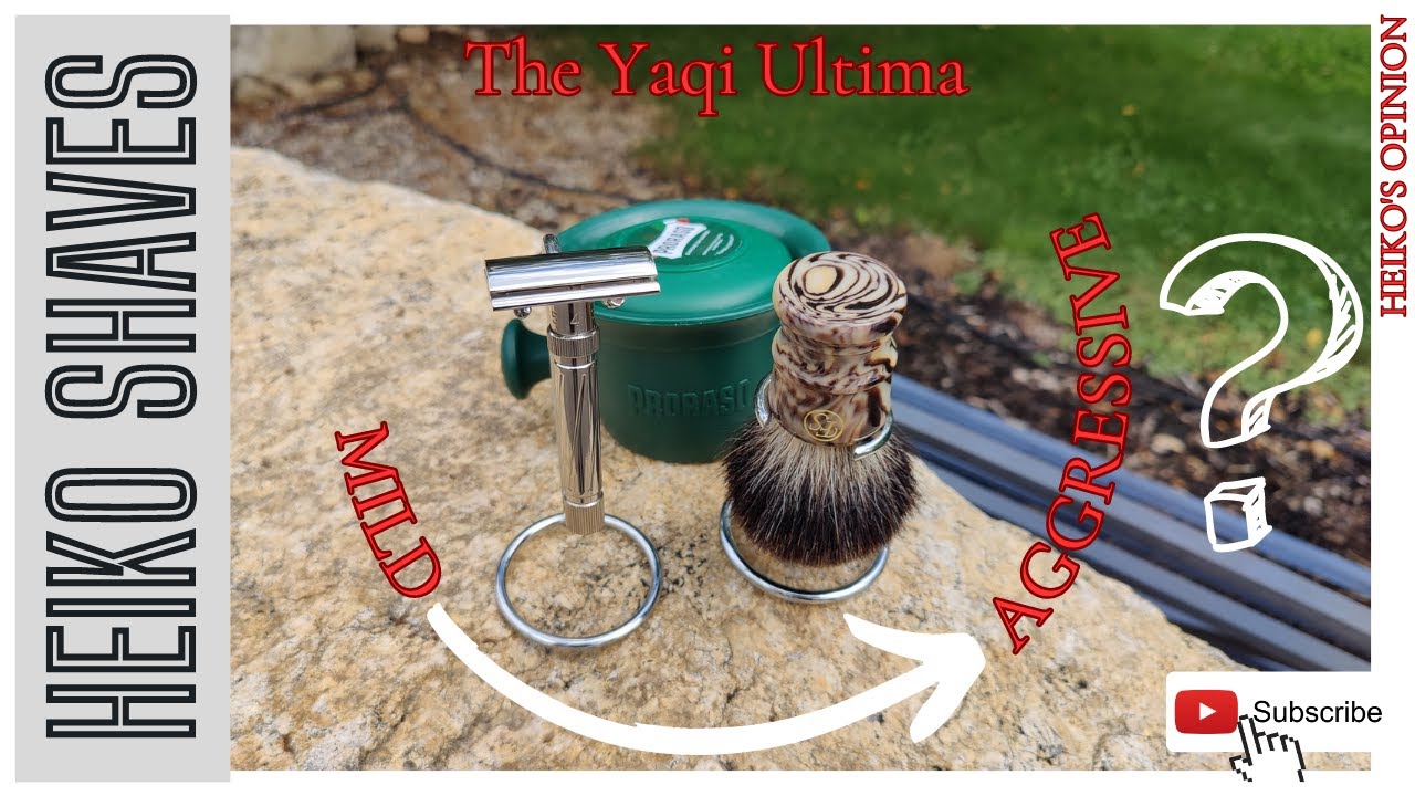 Yaqi Ultima Stainless Steel adjustable - first shave