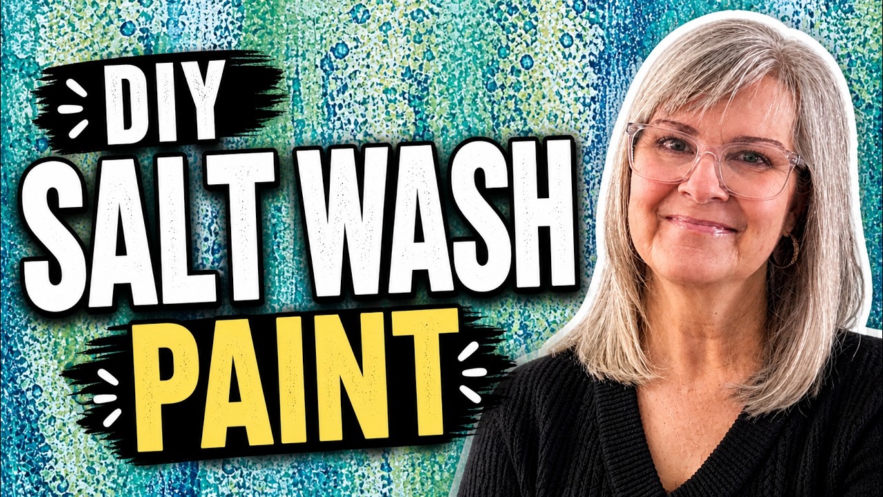Salt Wash Paint / Create a Vintage Wood Finish in Minutes!